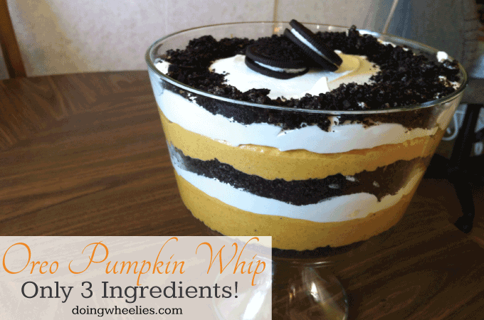 Easy Oreo Crumble Pumpkin Whip