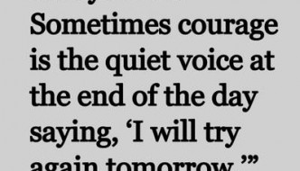 courage