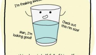 half full water