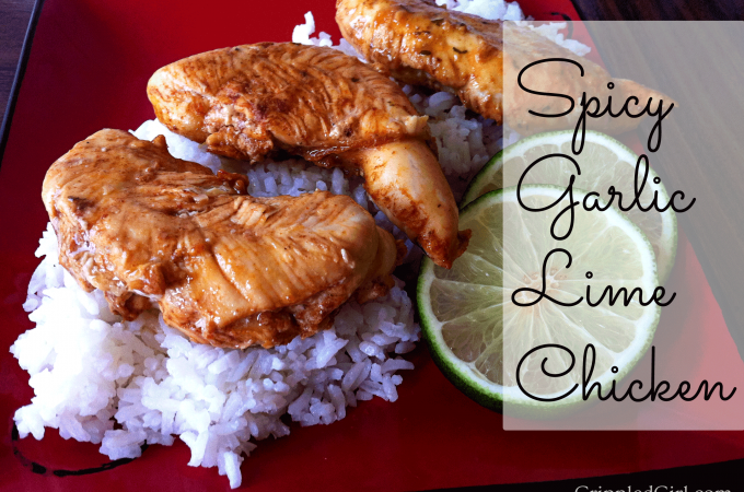 Easy Dinner Ideas: Spicy Garlic Lime Chicken #SauteExpress