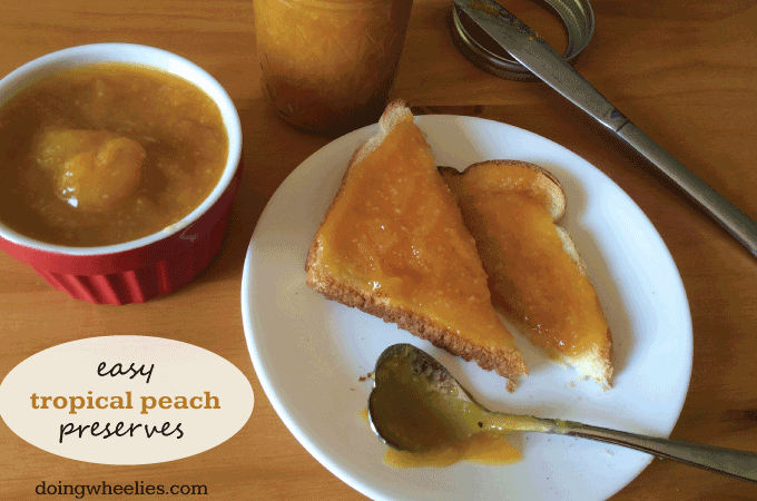 Easy Tropical Peach Preserves