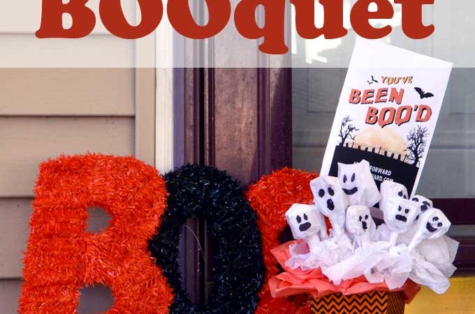 Easy Candy Ghost BOOquet Tutorial