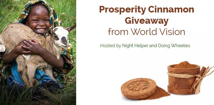 Prosperity and Cinnamon from World Vision {Giveaway}