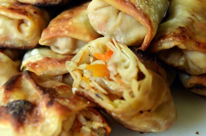 Easy Baked Pork Egg Rolls